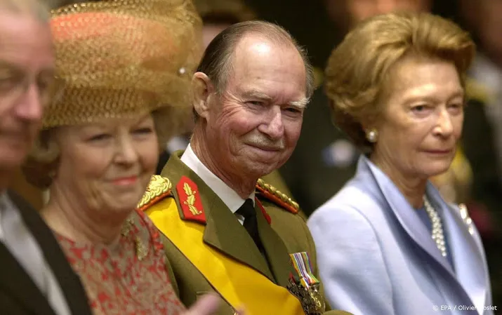 prinses beatrix naar uitvaart groothertog jean