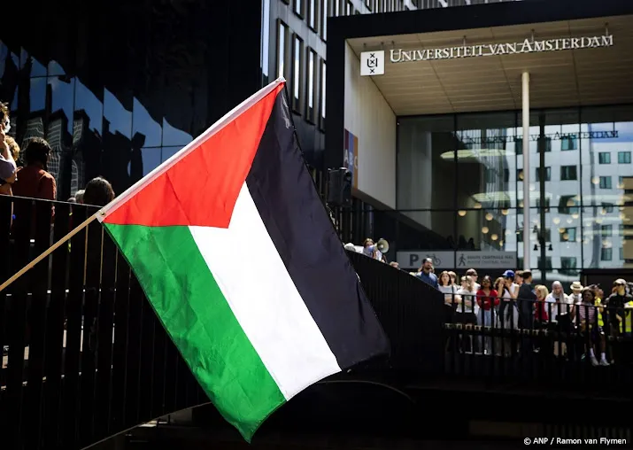 pro palestijnse betogers spreken van bezetting aantal universiteiten