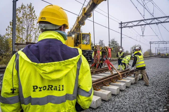 prorail spoorwerkers weer gewezen op dragen van stofmaskers
