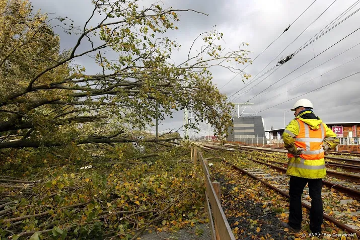 prorail storingsploegen paraat voor calamiteiten door storm
