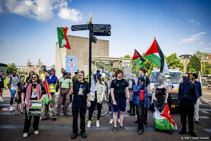 protest rond optreden jerusalem quartet in concertgebouw