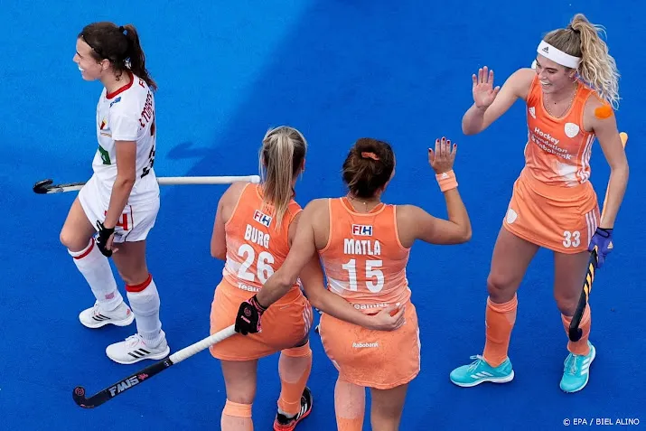 puntverlies hockeysters in pro league tegen spanje