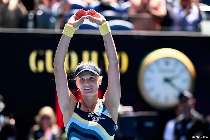 qualifier yastremska verrast oud winnares azarenka in melbourne