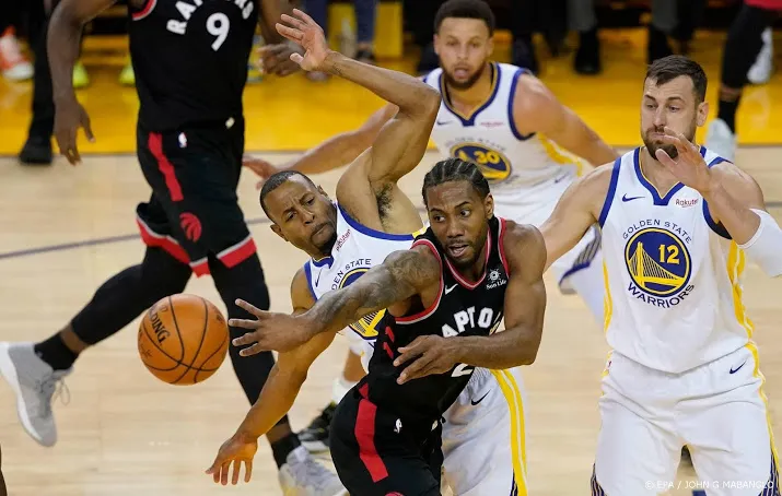 raptors op voorsprong in finale nba