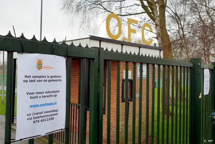 rechter complex voetbalclub ofc oostzaan moet open