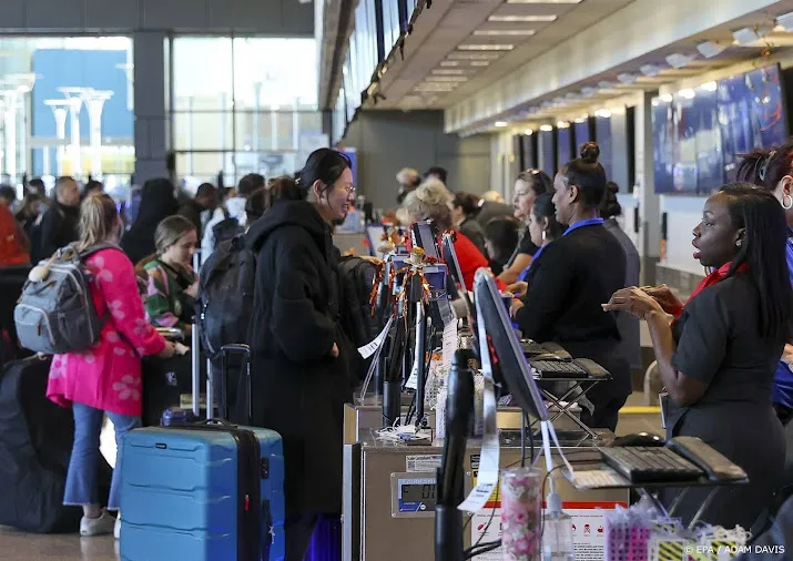 recorddrukte op amerikaanse luchthavens na thanksgiving