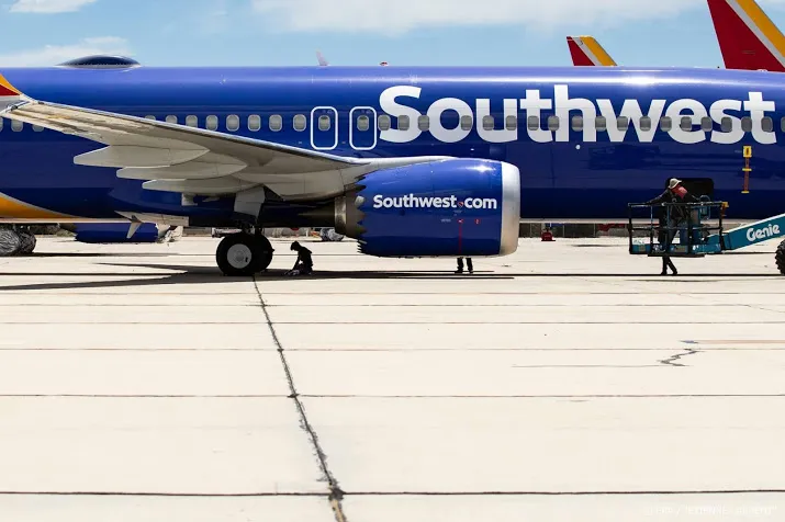 recordomzet voor southwest ondanks kwestie 737 max