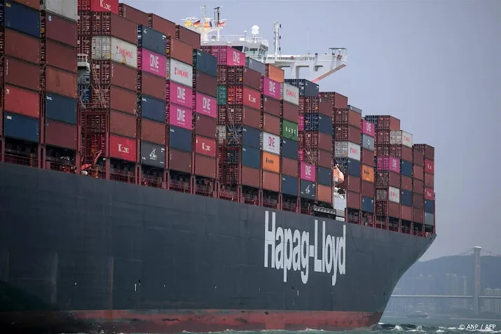 rederij hapag lloyd route rode zee nog steeds te gevaarlijk