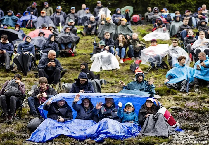regen zorgt voor latere start grote prijs van belgie