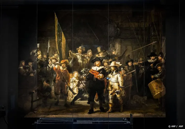 rembrandt beschermde nachtwacht met loodhoudende laag tegen vocht