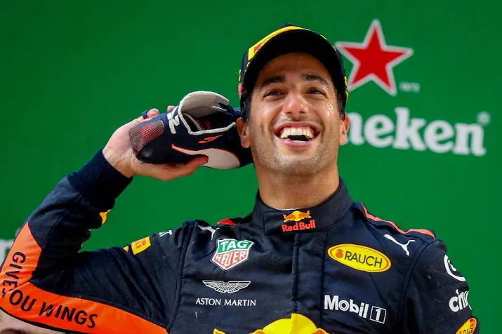 ricciardo ik win nooit een saaie race