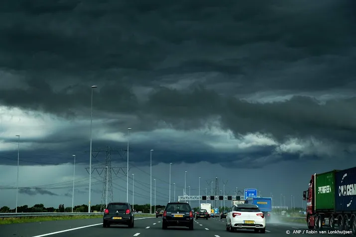 rijkswaterstaat onweer en hagel gevaarlijk op weg en water