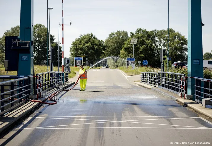 rijkswaterstaat vanaf woensdag hitteprotocol in delen van land