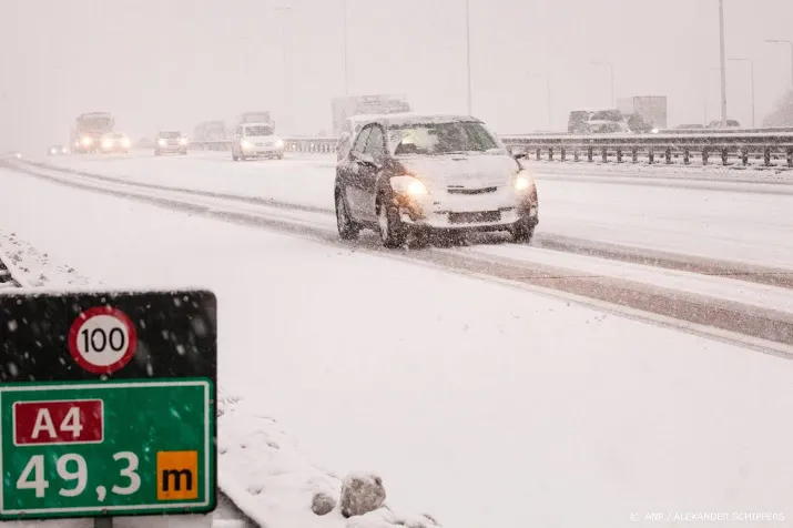 rijkswaterstaat waarschuwt voor winters weer