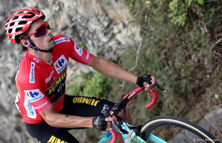 roglic geeft fout toe in vuelta