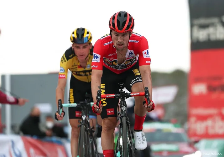roglic tevreden met beperken van tijdverlies op carapaz