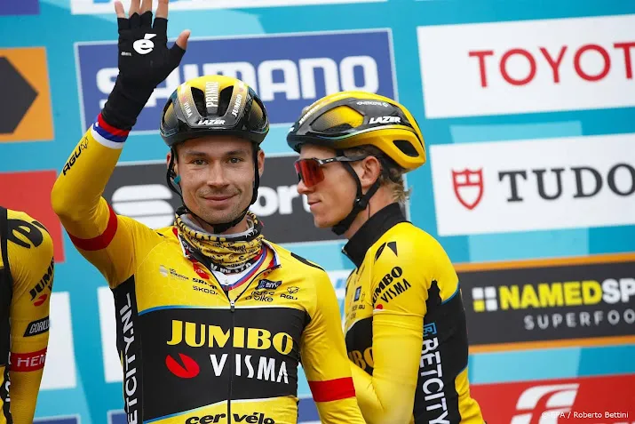 roglic wint ook koninginnenrit tirreno en grijpt leiderstrui