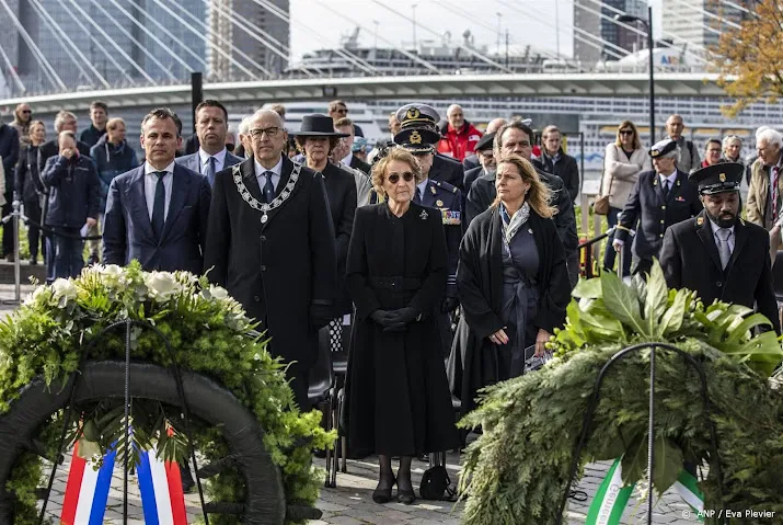 rol koopvaardij centraal bij herdenking in rotterdam