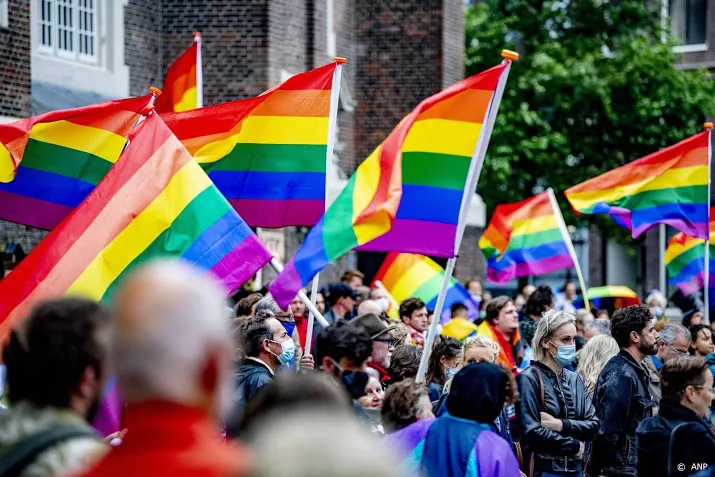 ruim 500 aanwezigen bij protest tegen hongaarse anti lhbti wet