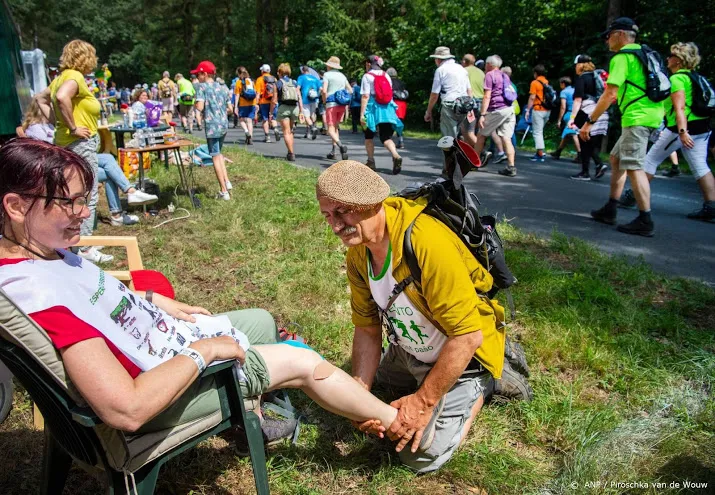 ruim duizend vierdaagselopers haken af