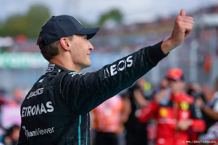 russell verrast ook zichzelf met poleposition in hongarije