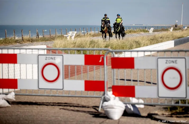 rustig op recreatiegebieden na oproep thuis te blijven