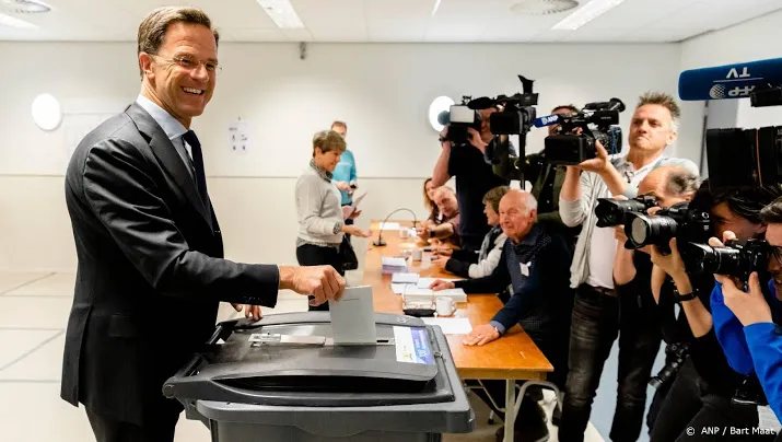rutte bij stemmen ik blijf hier