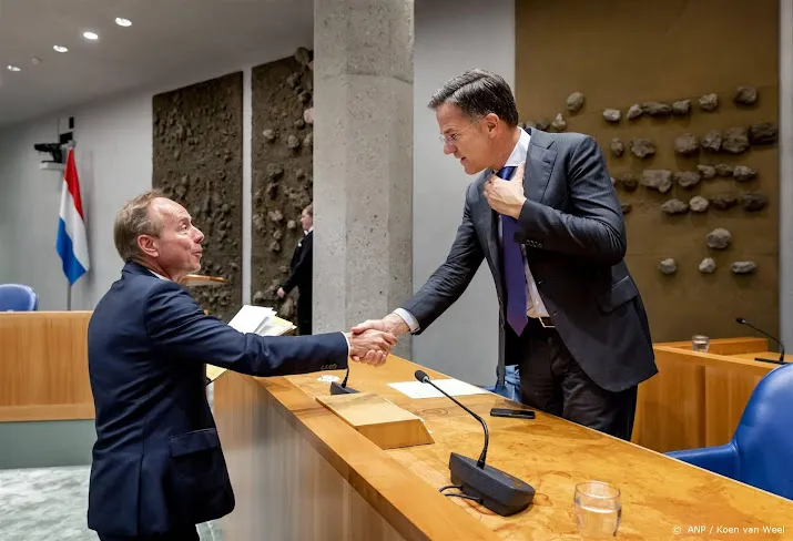 rutte eert stoppende sgper van der staaij hij zal gemist worden