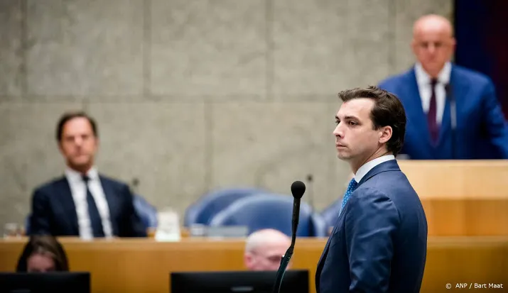 rutte en baudet woensdag in debat op televisie