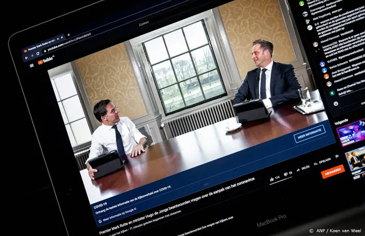 rutte en de jonge online bestookt met vragen over vuurwerk