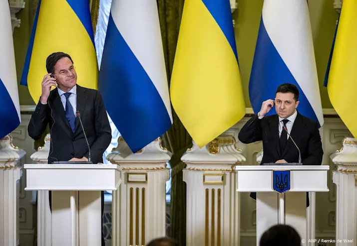 rutte en zelenski houden zich op de vlakte over wapenhulp