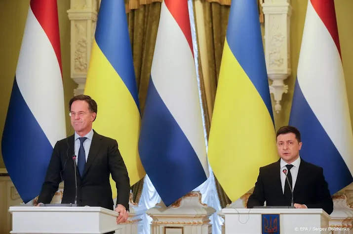 rutte en zelenski spreken over coordinatie wapenhulp