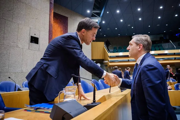 rutte feliciteert buma met nipte winst