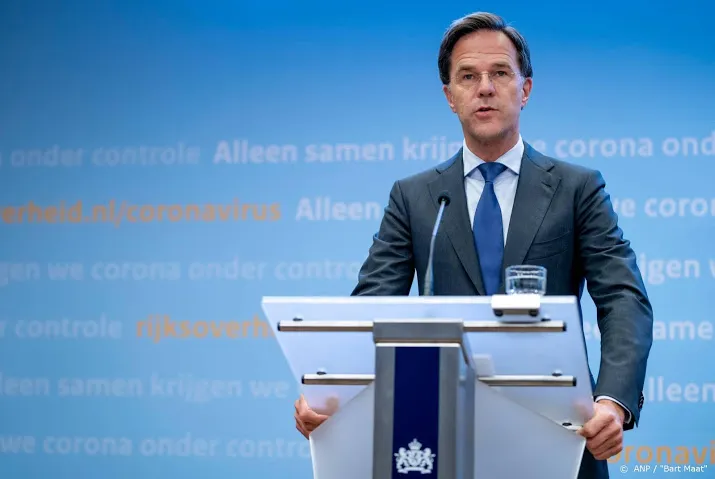 rutte grote evenementen pas vanaf tweede helft augustus