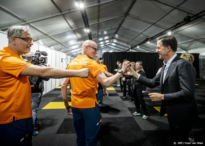 rutte heet oekraiense team speciaal welkom bij invictus games