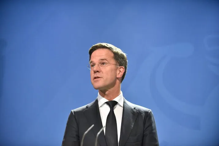rutte houdt toespraak over europa in berlijn