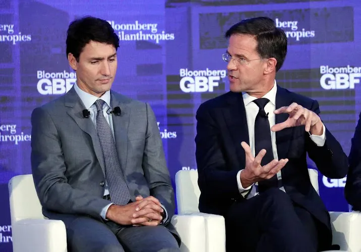rutte langs bij canadese collega trudeau