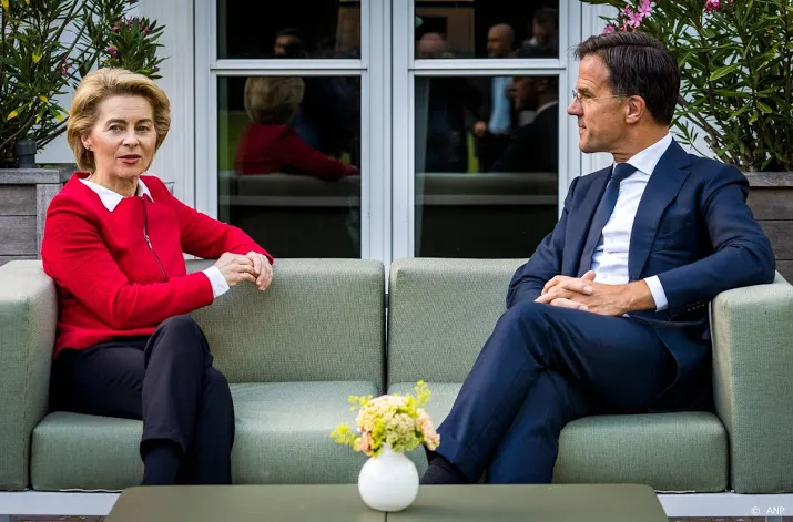 rutte naar brussel voor werkdiner met von der leyen