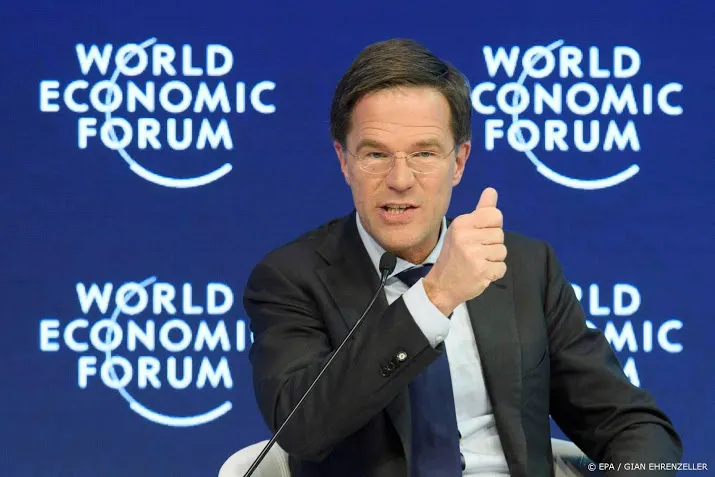 rutte naar economisch topberaad davos