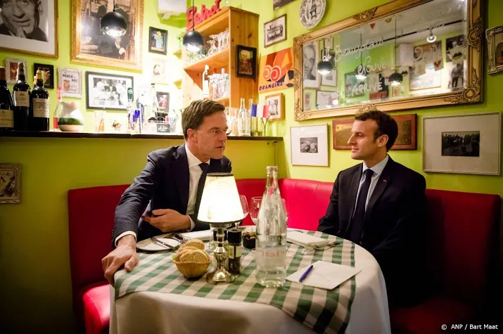 rutte naar president macron