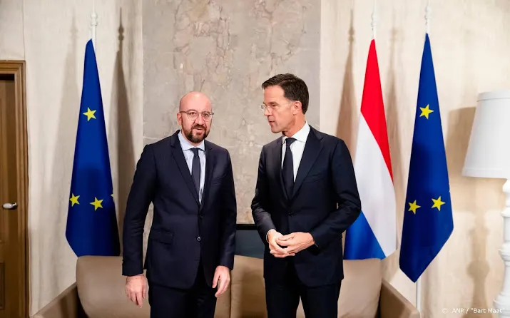 rutte praat op catshuis over fonds met eu president michel