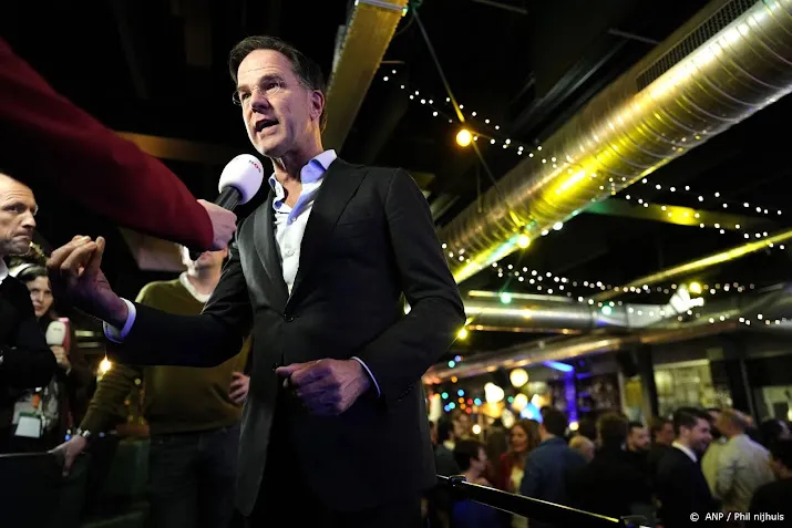 rutte vvd waarschijnlijk grootste landelijke partij