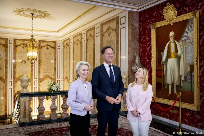 rutte zondag opnieuw naar tunesie met meloni en von der leyen