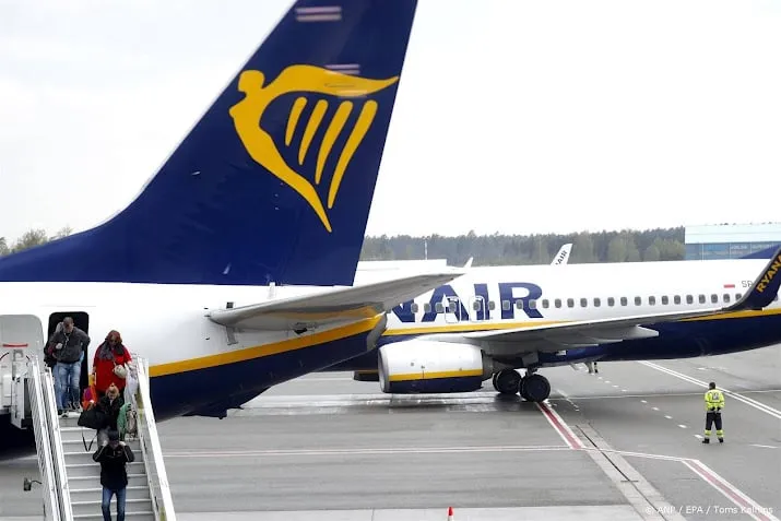 ryanair onderuit op beurs aex toont licht herstel