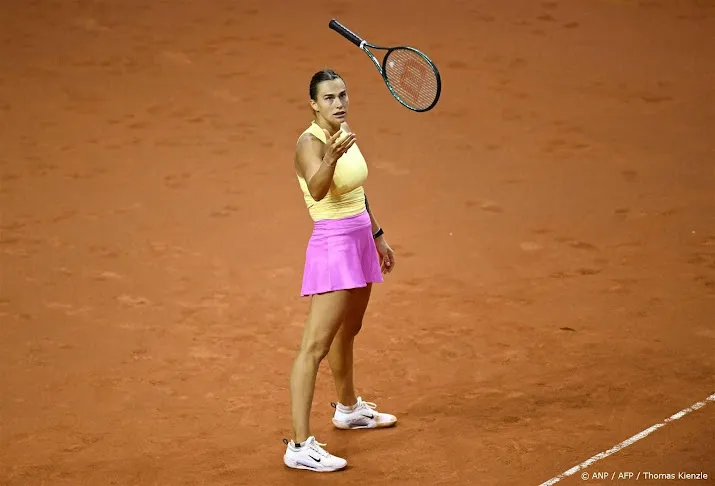 sabalenka verliest in kwartfinale van tennistoernooi stuttgart