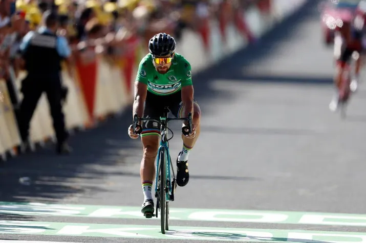 sagan op grote achterstand na val