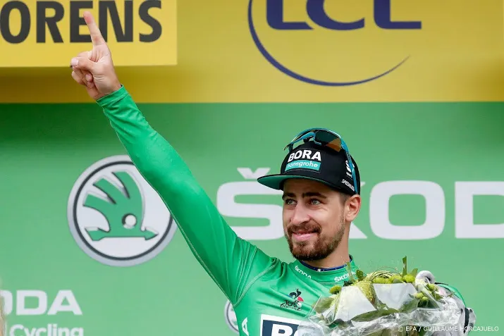 sagan recordhouder met zevende groene trui