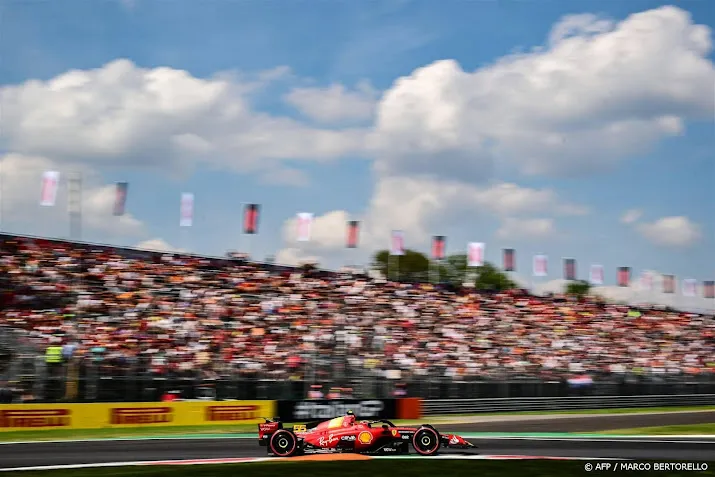 sainz is fractie sneller dan verstappen en pakt pole op monza