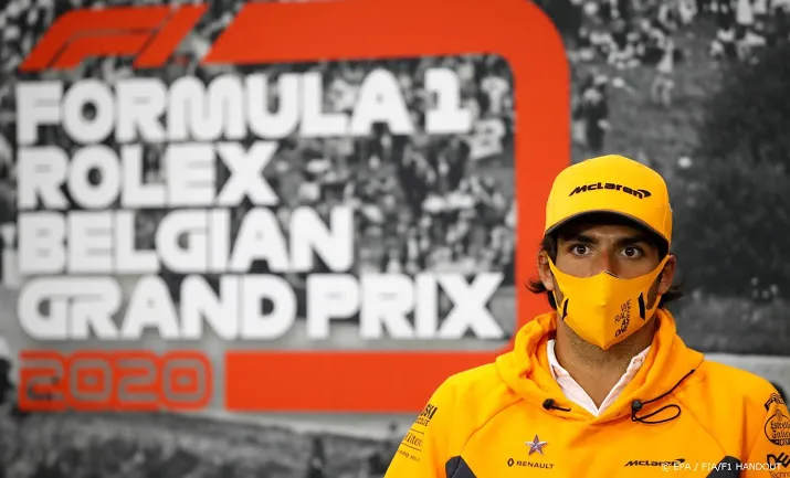 sainz mist grote prijs van belgie door kapotte mclaren