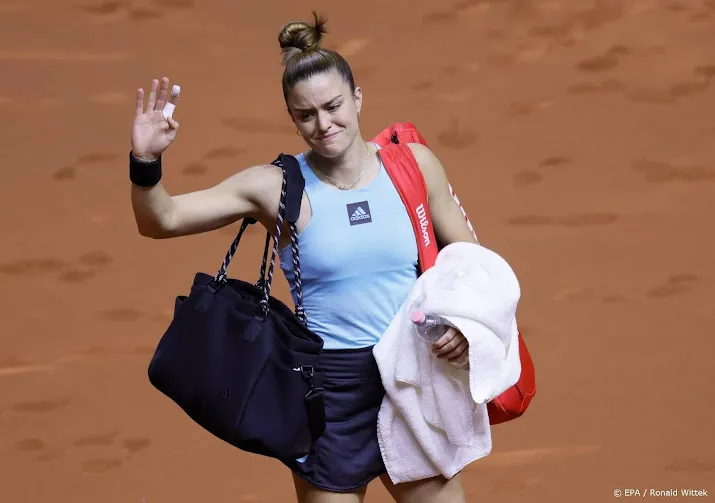 sakkari en pliskova uitgeschakeld op tennistoernooi stuttgart